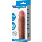 PRETTY LOVE - NILE PENISHÜLLE MIT 2,5 CM VERLÄNGERUNG MULATTE - Vanelion Paradise
