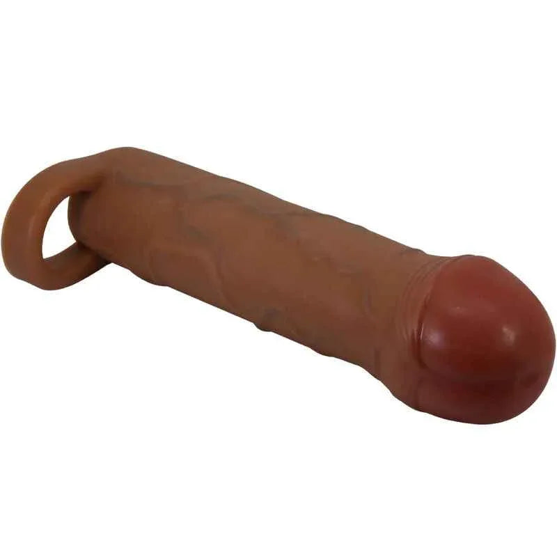 PRETTY LOVE - BUNION PENIS SLEEVE MIT 2,5 CM VERLÄNGERUNG MULATTE - Vanelion Paradise