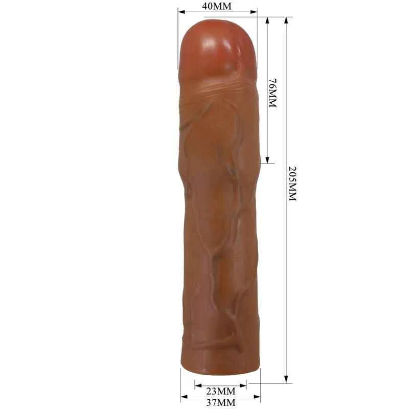 PRETTY LOVE - KYLIAN PENISHÜLLE MIT 7,6 CM VERLÄNGERUNG MULATTE - Vanelion Paradise