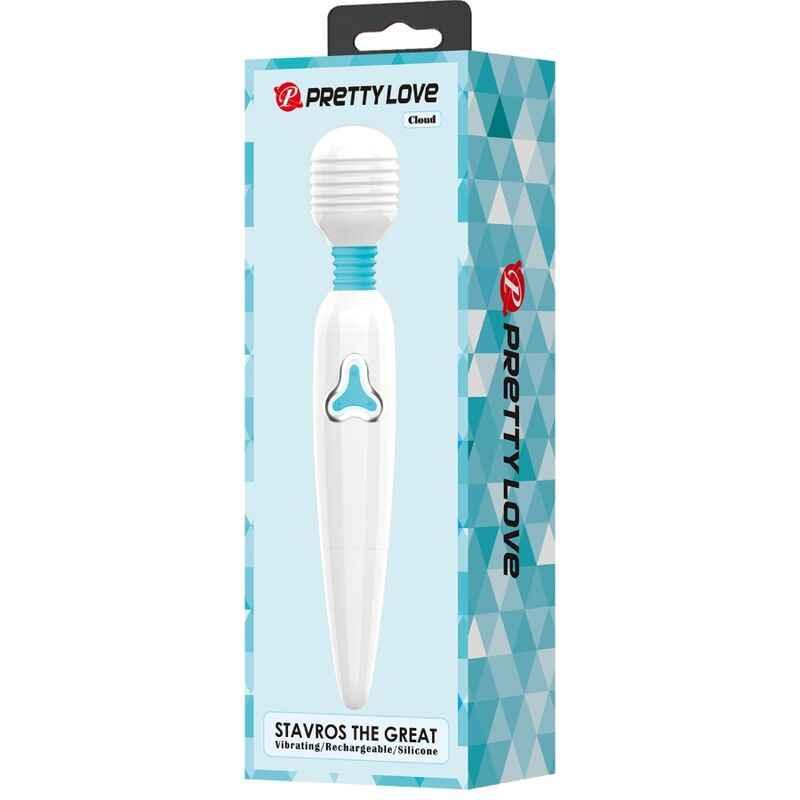 PRETTY LOVE - CLOUD WAND VIBRATOR 7 VIBRATIONEN WEISS - Vanelion Paradise