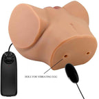 CRAZY BULL - EMILIA ASS VIBRATOR MIT REALISTISCHER VAGINA UND ANUS-FLEISCH-FERNBEDIENUNG - Vanelion Paradise