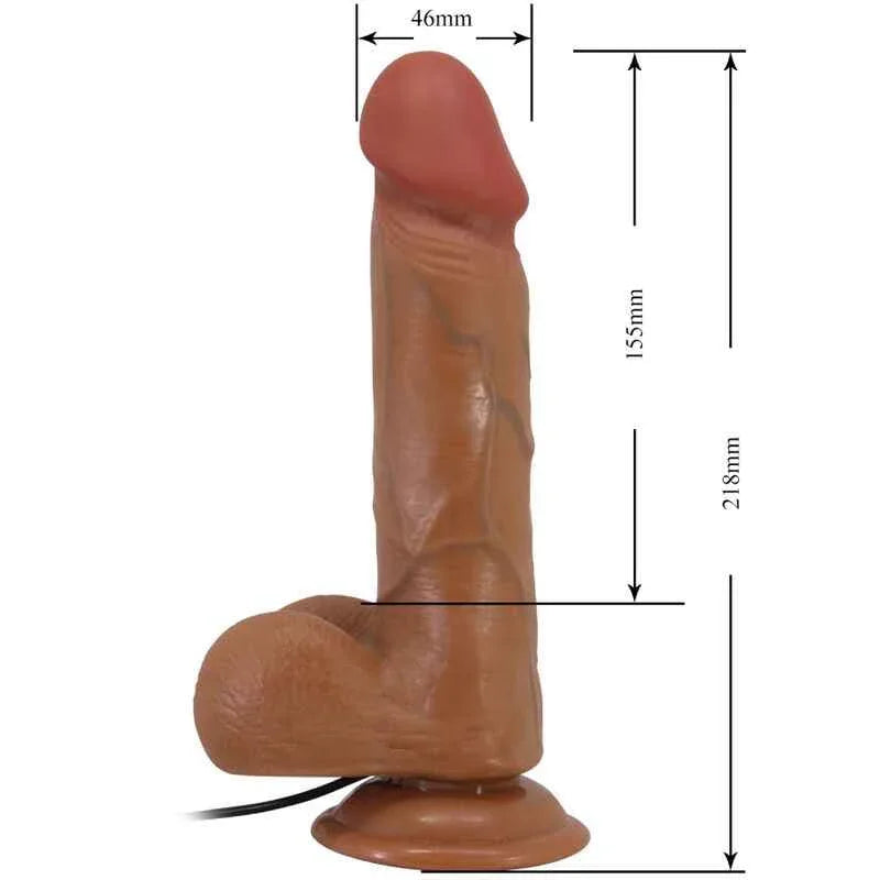 BAILE - BAHAMUT REALISTISCHER VIBRATOR 21,8 CM FLESH FERNBEDIENUNG - Vanelion Paradise