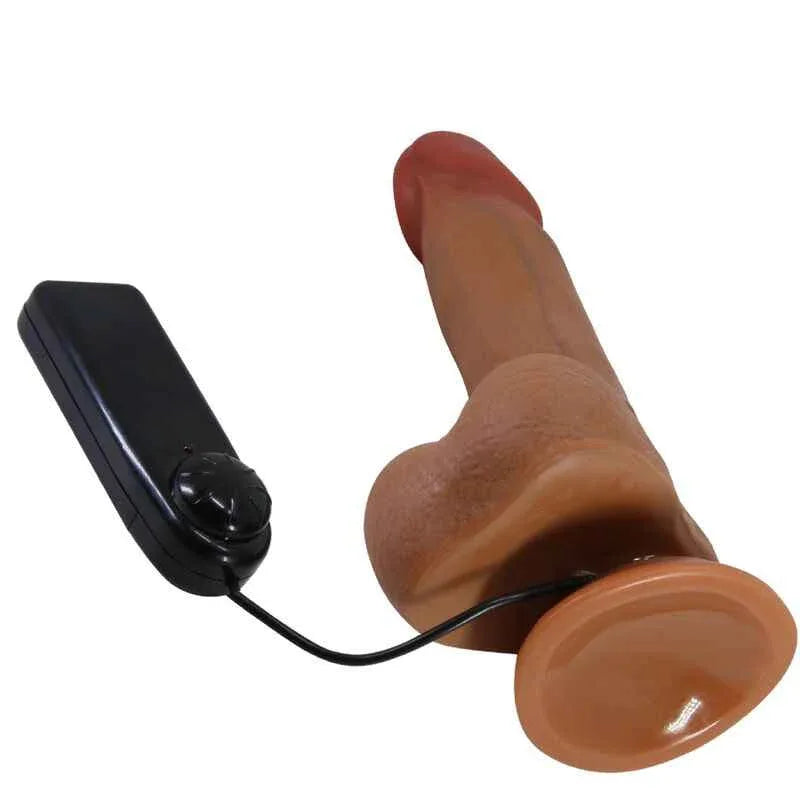 BAILE - BAHAMUT REALISTISCHER VIBRATOR 21,8 CM FLESH FERNBEDIENUNG - Vanelion Paradise