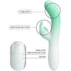 PRETTY LOVE - CERBERUS RABBIT VIBRATOR 3O VIBRATIONEN GRÜN - Vanelion Paradise