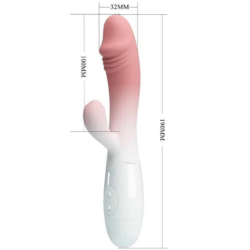 PRETTY LOVE - SNAPPY RABBIT VIBRATOR 30 VIBRATIONEN ROSA - Vanelion Paradise