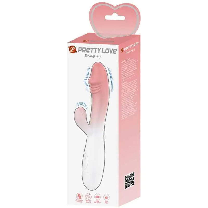 PRETTY LOVE - SNAPPY RABBIT VIBRATOR 30 VIBRATIONEN ROSA - Vanelion Paradise