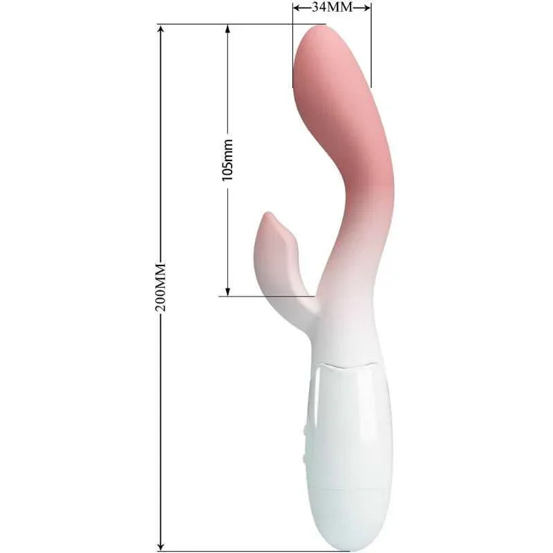 PRETTY LOVE - BRIGHTY G-SPOT VIBRATOR + KLITORIS-STIMULATOR 30 VIBRATIONEN ROSA - Vanelion Paradise