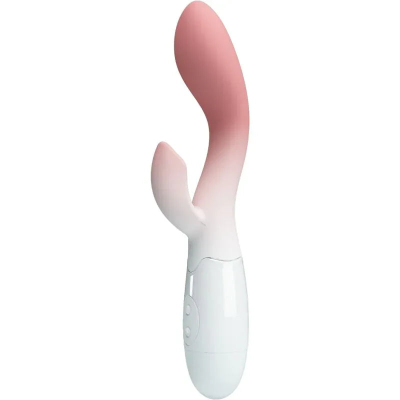PRETTY LOVE - BRIGHTY G-SPOT VIBRATOR + KLITORIS-STIMULATOR 30 VIBRATIONEN ROSA - Vanelion Paradise