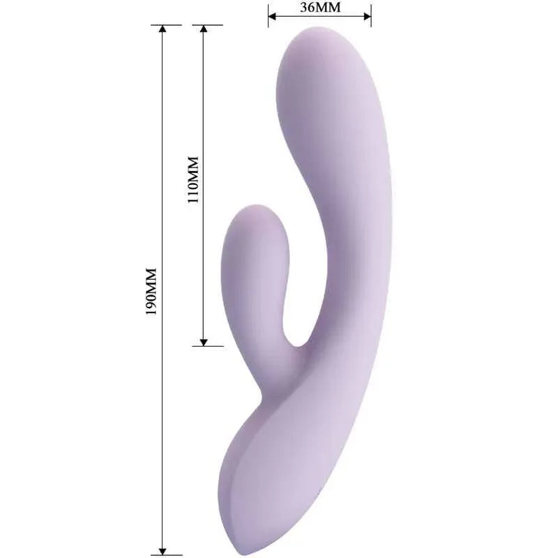 PRETTY LOVE - ROSOLYN RABBIT VIBRATOR 10 VIBRATIONEN LILA - Vanelion Paradise