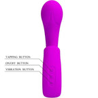 PRETTY LOVE - SIBEL SIBEL G-SPOT VIBRATOR + KLITORIS-STIMULATOR 10 VIBRATIONEN LILA - Vanelion Paradise