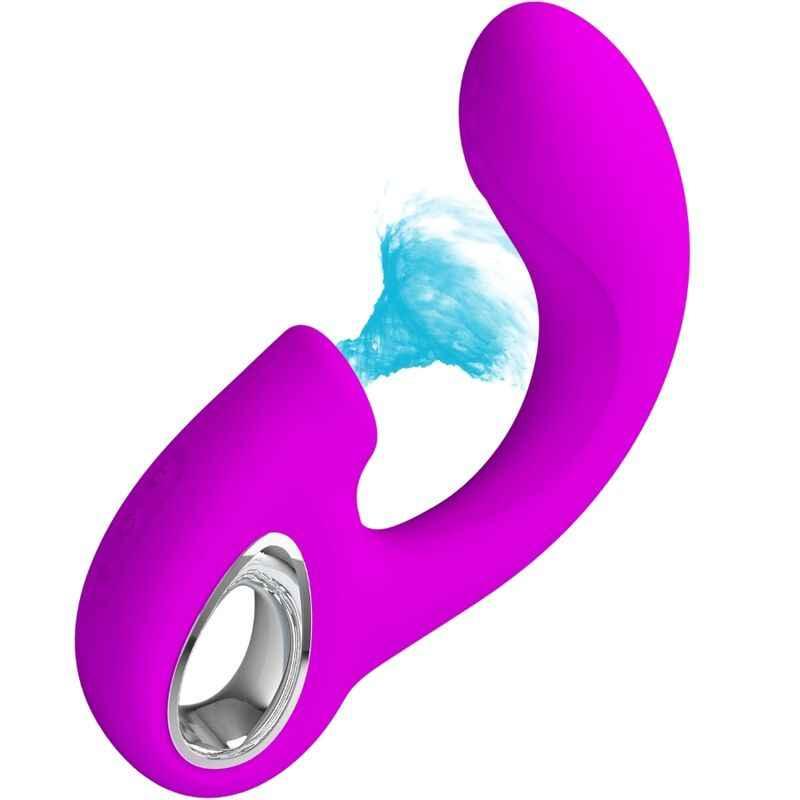 PRETTY LOVE - SIBEL SIBEL G-SPOT VIBRATOR + KLITORIS-STIMULATOR 10 VIBRATIONEN LILA - Vanelion Paradise
