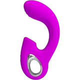 PRETTY LOVE - SIBEL SIBEL G-SPOT VIBRATOR + KLITORIS-STIMULATOR 10 VIBRATIONEN LILA - Vanelion Paradise