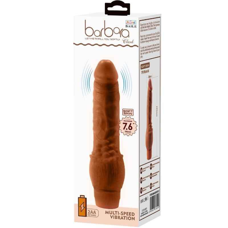 BAILE - BARBARA REALISTISCHER VIBRATOR 19,5 CM MULATTE - Vanelion Paradise