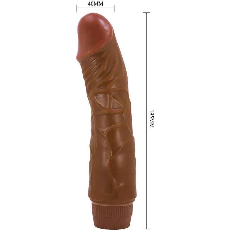BAILE - JEFF REALISTISCHER VIBRATOR 19,5 CM MULATTE - Vanelion Paradise