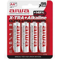 AIWA - X-TRA ALKALINE AA ALKALINE BATTERIE LR6 BLISTER*4 - Vanelion Paradise