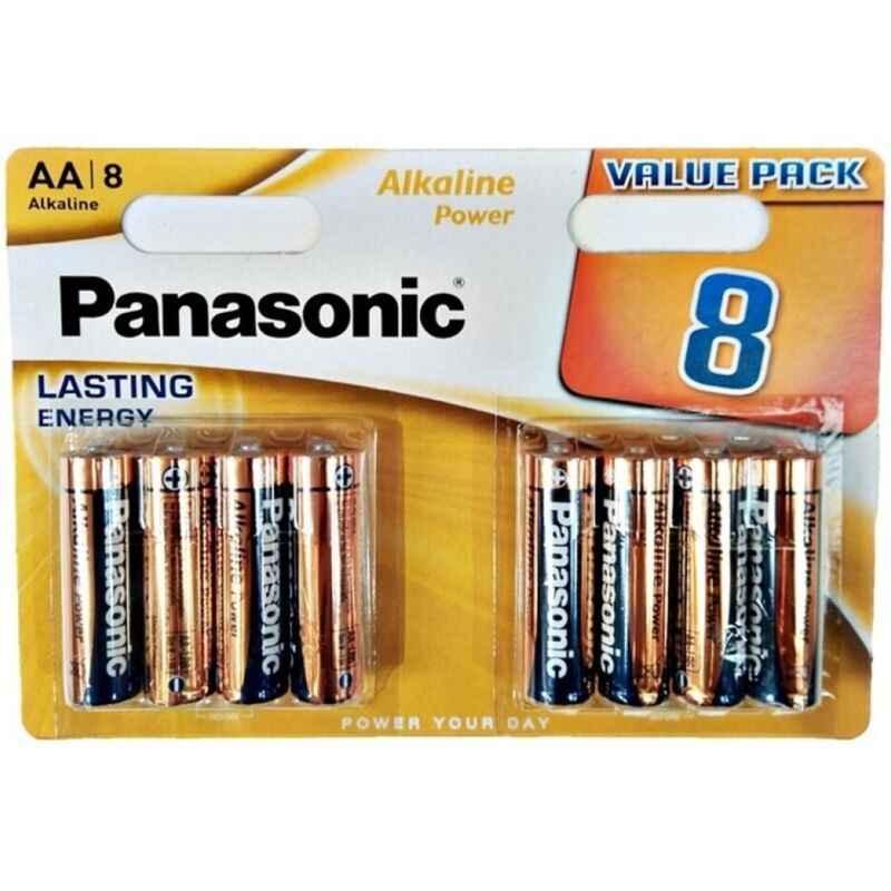 PANASONIC - ALKALINE-BATTERIE AA LR6, BRONZE, 8 STÜCK IM BLISTER - Vanelion Paradise