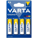 VARTA - ENERGY ALKALINE BATTERIE AA LR6 BLISTER*4 - Vanelion Paradise