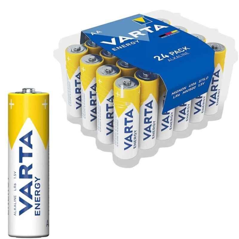 VARTA - ENERGY ALKALINE BATTERIE AA LR6 PACK*24 BATTERIEN - Vanelion Paradise