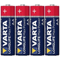 VARTA - MAX POWER ALKALINE AA LR6 EINZIEHBARE BATTERIE*4 - Vanelion Paradise