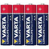 VARTA - MAX POWER ALKALINE AA LR6 EINZIEHBARE BATTERIE*4 - Vanelion Paradise
