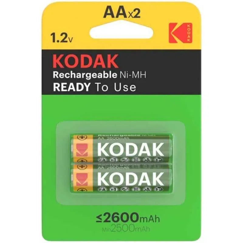 KODAK - HR6 AA 2600 mAh WIEDERAUFLADBARE BATTERIE BLISTER*2 - Vanelion Paradise