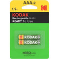 KODAK - WIEDERAUFLADBARE BATTERIE HR03 AAA 650 mAh BLISTER*2 - Vanelion Paradise