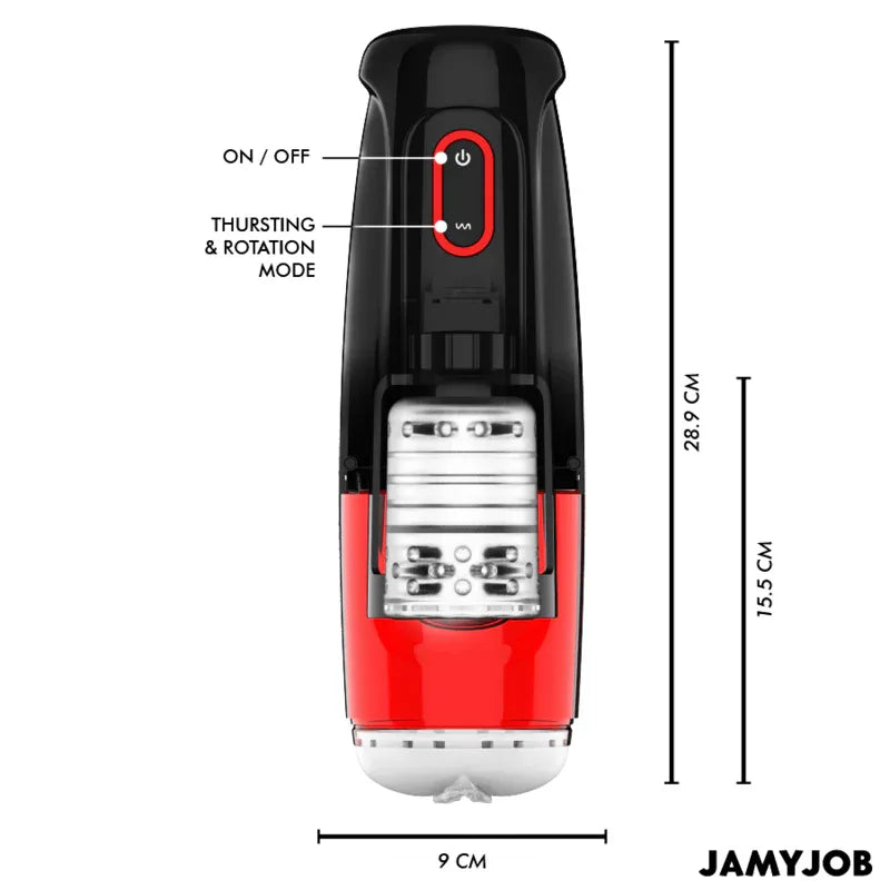 JAMYJOB - STORM AUTOMATISCHER VAGINA-MASTURBATOR 10 ROTATIONS- UND STOSSMODI - Vanelion Paradise