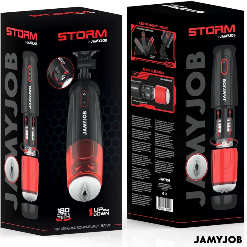 JAMYJOB - STORM AUTOMATISCHER VAGINA-MASTURBATOR 10 ROTATIONS- UND STOSSMODI - Vanelion Paradise