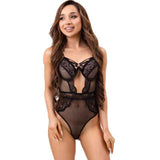 LIVCO CORSETTI FASHION - PAULA LC 20209 BODY MIT SPITZENVERZIERUNGEN SCHWARZ S/M - Vanelion Paradise
