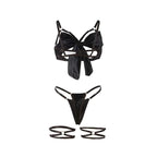 SUBBLIME - 955199 BH-SET MIT VERSTELLBARER SCHWARZER SCHLEIFE S/M - Vanelion Paradise
