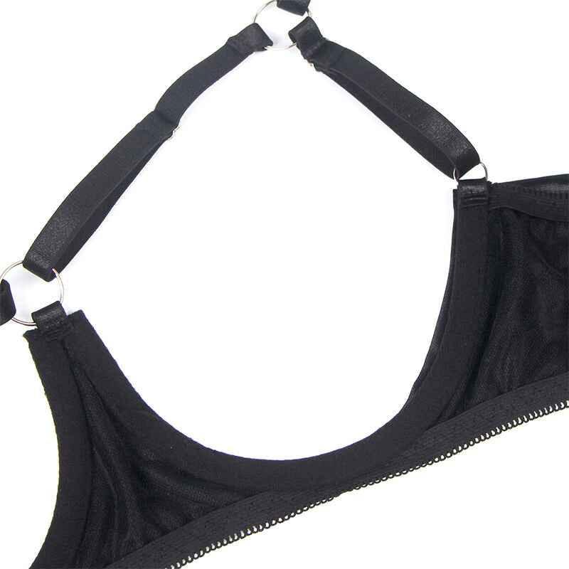 SUBBLIME - 955199 BH-SET MIT VERSTELLBARER SCHWARZER SCHLEIFE S/M - Vanelion Paradise