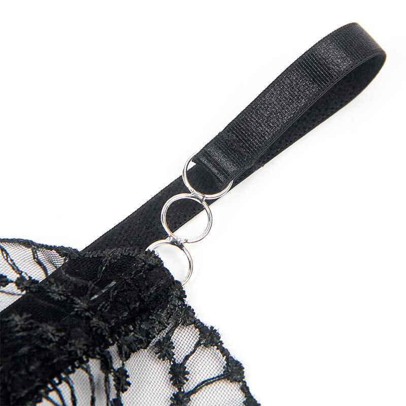 SUBBLIME - 955212 TRANSPARENTER BODY MIT SCHWARZER HOHLSPITZE S/M - Vanelion Paradise