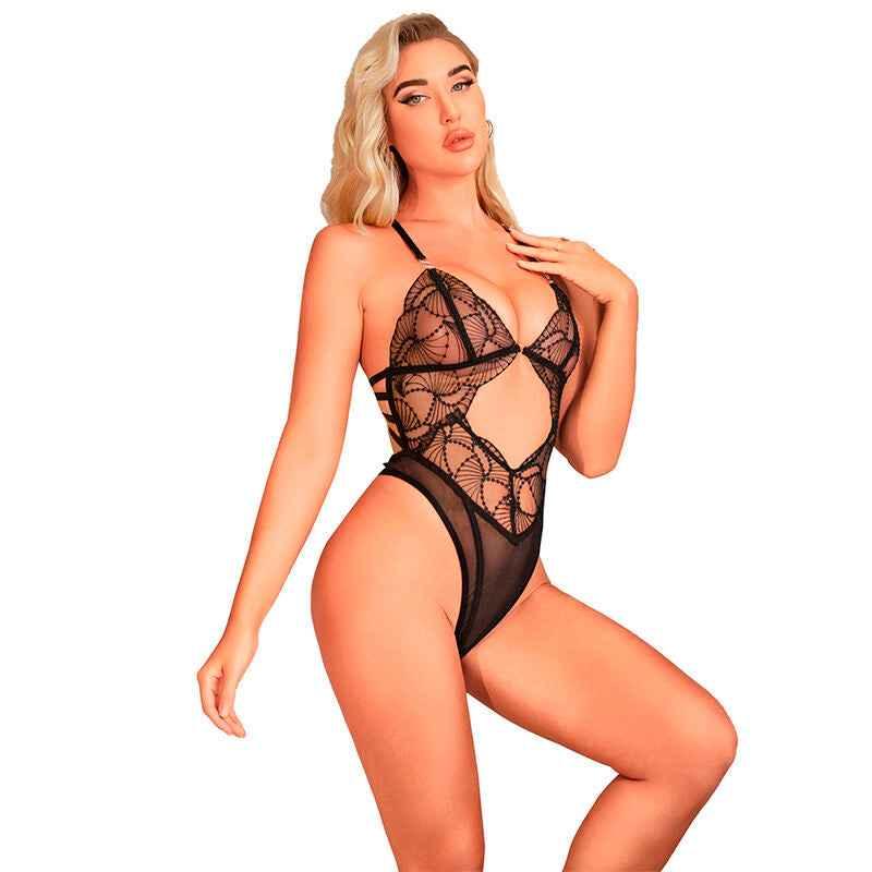 SUBBLIME - 955212 TRANSPARENTER BODY MIT SCHWARZER HOHLSPITZE S/M - Vanelion Paradise