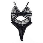 SUBBLIME - 955229 TRANSPARENTER BODY MIT HOHLSPITZE SCHWARZ L/XL - Vanelion Paradise