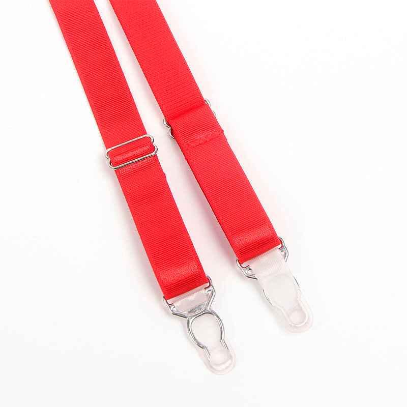SUBBLIME - 955250 ROTER BONDAGE-BH MIT STRUMPFBAND-SET S/M - Vanelion Paradise