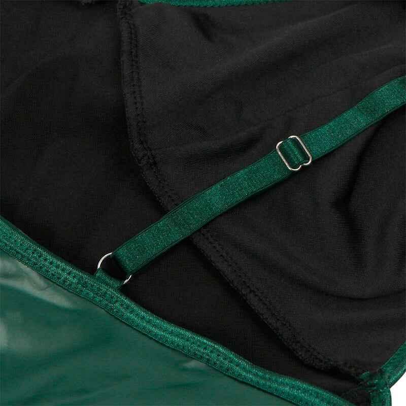 SUBBLIME - 955434 KLEID MIT GRÜNEN LEDERTRÄGERN S/M - Vanelion Paradise