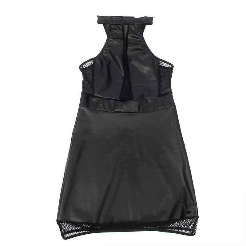 SUBBLIME - 955472 NECKHOLDER-KLEID MIT TRANSPARENZEN, SCHWARZ, S/M - Vanelion Paradise