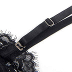 SUBBLIME - 955502 SPITZEN-BODYSUIT MIT SCHLEIFEN UND STRAPSEN SCHWARZ L/XL - Vanelion Paradise