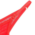 SUBBLIME - 955526 BH-SET MIT KETTEN UND MESH-HERZ ROT L/XL - Vanelion Paradise