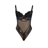 SUBBLIME - 955618 SPITZEN-BODYSUIT MIT UNTERTEILVERSCHLUSS SCHWARZ S/M - Vanelion Paradise