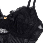 SUBBLIME - 955625 SPITZEN-BODYSUIT MIT UNTERTEILVERSCHLUSS SCHWARZ L/XL - Vanelion Paradise