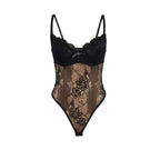 SUBBLIME - 955625 SPITZEN-BODYSUIT MIT UNTERTEILVERSCHLUSS SCHWARZ L/XL - Vanelion Paradise