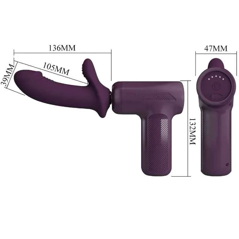 PRETTY LOVE - DJ SCHOLAR MASSAGER 5 EINSTELLUNGEN LILA - Vanelion Paradise