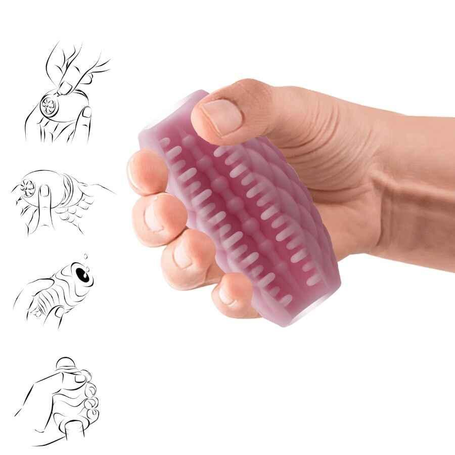 PRETTY LOVE - ATHENA EROS MÄNNLICHER MASTURBATOR AUS SILIKON ROSA - Vanelion Paradise