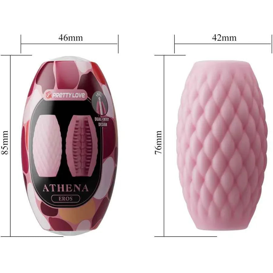 PRETTY LOVE - ATHENA EROS MÄNNLICHER MASTURBATOR AUS SILIKON ROSA - Vanelion Paradise
