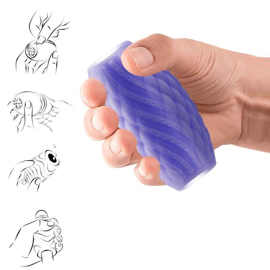 PRETTY LOVE - ATHENA EROS MÄNNLICHER MASTURBATOR AUS SILIKON LILA - Vanelion Paradise