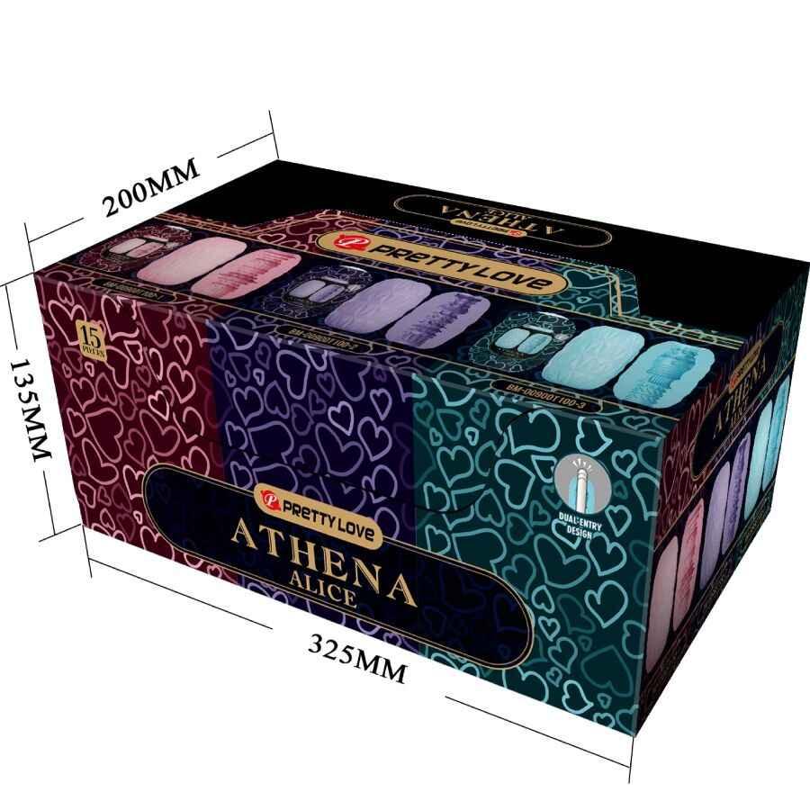 PRETTY LOVE - ATHENA ALICE PACK 15 VERSCHIEDENE MÄNNLICHE MASTURBATOREN - Vanelion Paradise