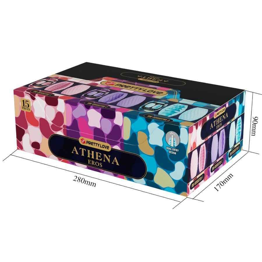PRETTY LOVE - ATHENA EROS PACK 15 VERSCHIEDENE MÄNNLICHE MASTURBATOREN - Vanelion Paradise