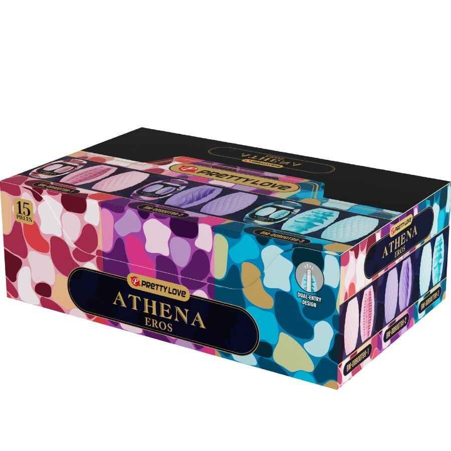 PRETTY LOVE - ATHENA EROS PACK 15 VERSCHIEDENE MÄNNLICHE MASTURBATOREN - Vanelion Paradise