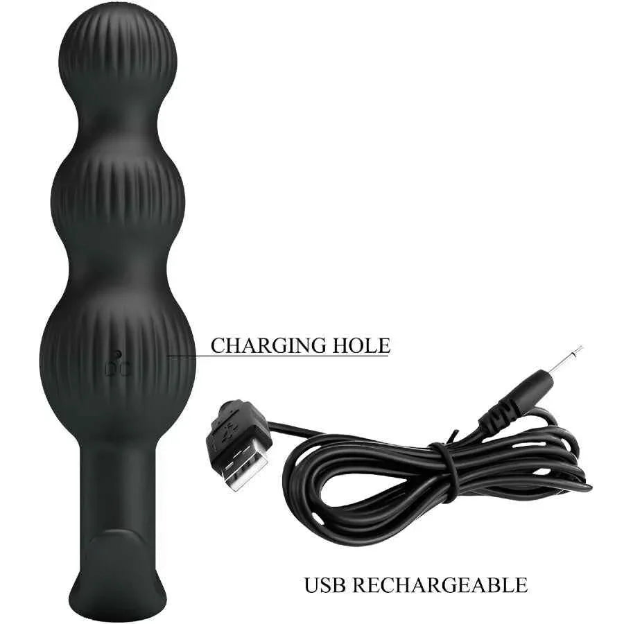 PRETTY LOVE - SIDNEY ANALVIBRATOR 10 VIBRATIONEN SCHWARZ - Vanelion Paradise